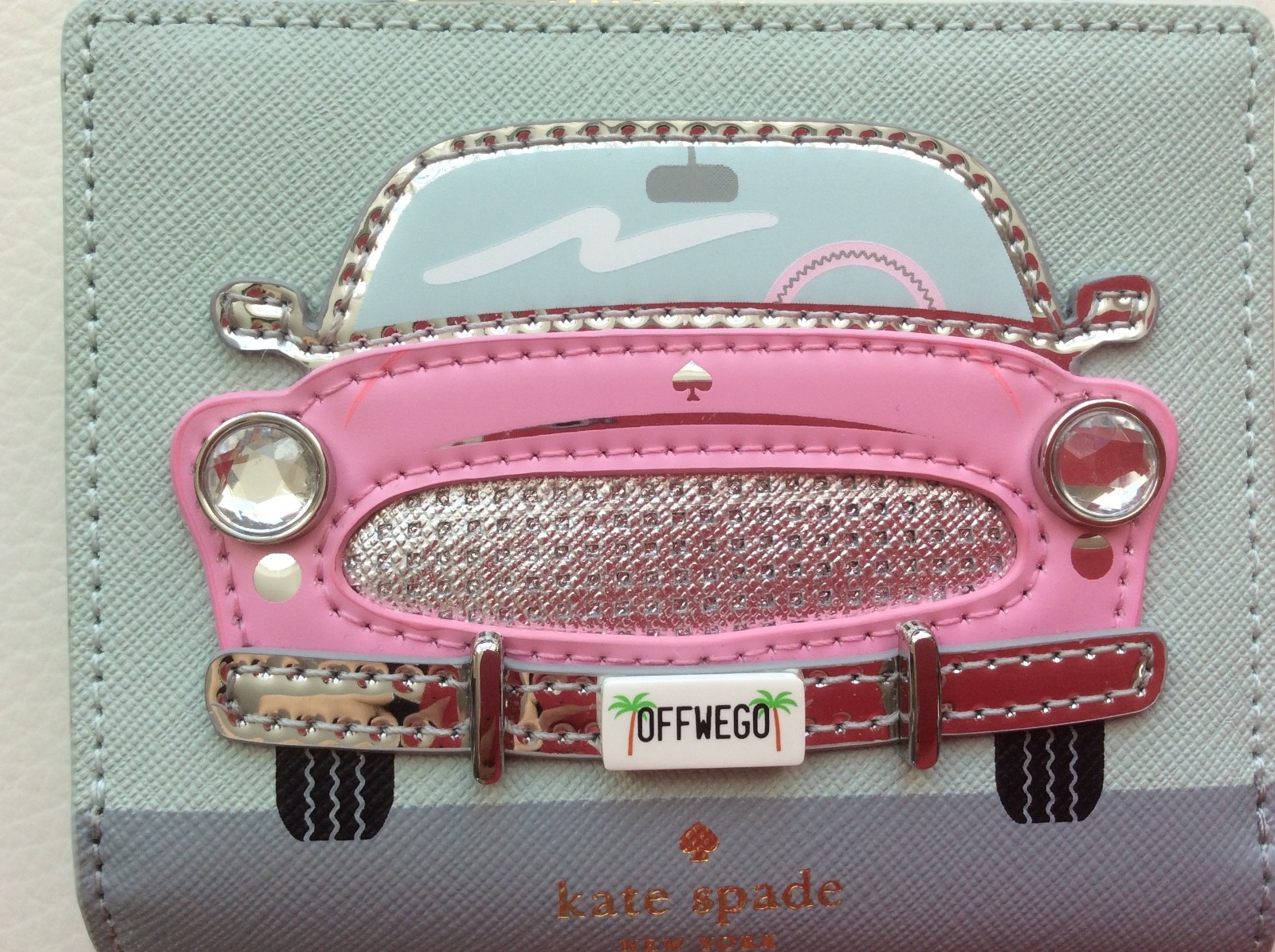 NWT Kate Spade CHECKING IN Pink Cadillac Adalyn Wallet  RARE image 5