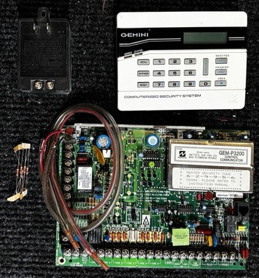 Napco Gemini GEM-P3200 Security System And GEM K4RF Keypad