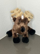 Ganz Webkinz Brown Reindeer Plush 8" Stuffed Animal HF160G No Code