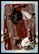 Dansby Swanson 2021 Topps Chrome #7 Braves Insert ? SEE SCAN! FREE SHIPPING