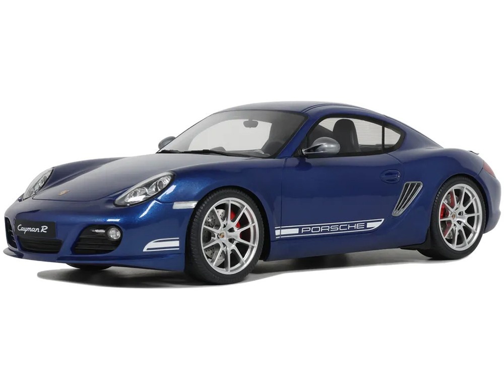 2012 PORSCHE CAYMAN R AQUA BLUE 1/18    GT SPIRIT GT901