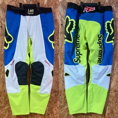 Supreme FOX RACING Motocross Pants, Size M, Collaboration Fox Leather JPN #T1456