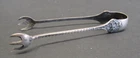 ANTIQUE R&B #759 STERLING SILVER SUGAR TONGS 9.47 GRAMS