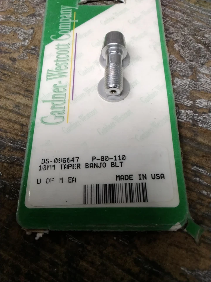 Harley-Davidson 10MM Taper Banjo Bolt Washer Set P-80-110 DS-096647 Gardner - Image 2 of 2