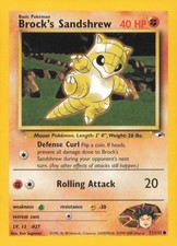 Brock's Sandshrew (71) Unlimited Common Gym Heroes 071/132 LP on eBay