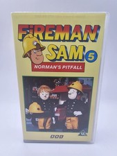 Fireman Sam 5: Norman's Pitfall VHS Video - PAL UK BBC Rare Release