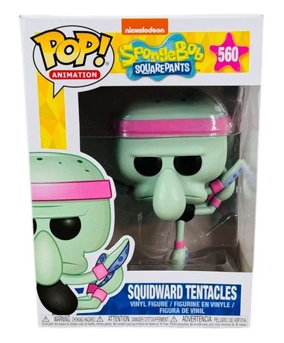 SQUIDWARD TENTACLES FUNKO POP #560 Vinyl Figure Nickelodeon NEW IN BOX Animation