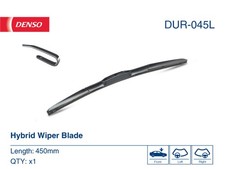 DENSO Wischblatt, Universal Wischblatt Beifahrerseitig (DUR-045L) für Toyota