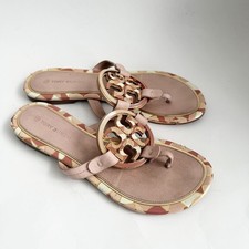 Tory Burch Miller Enamel Elba Sandals Size 7