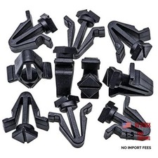 Grille Retainer Clip Compatible with Nissan Infiniti 01553-03831 200SX, 10pcs