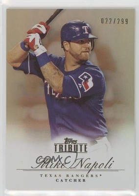 2012 Topps Tribute Bronze 22/299 Mike Napoli #31 4g8