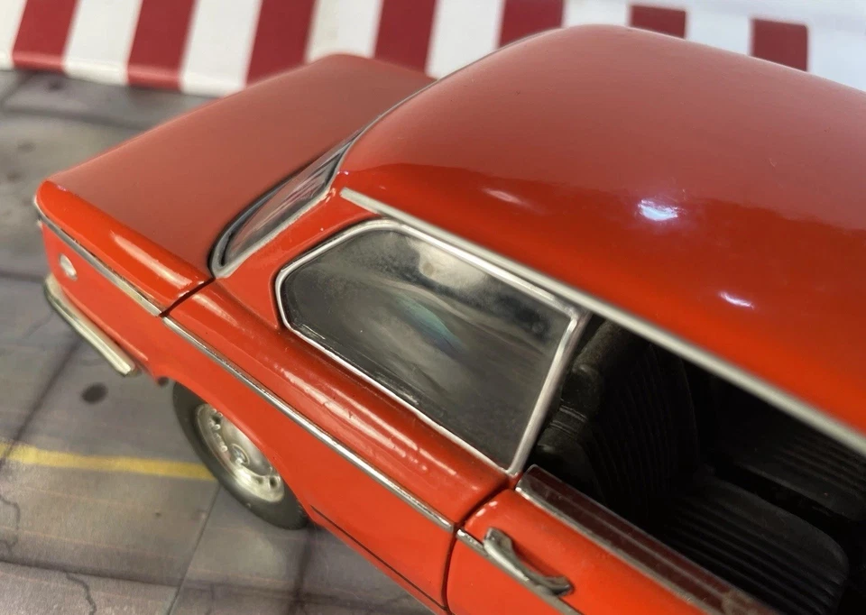 Rare 1/18 Anson BMW 2002 Orange Diecast Orig Owner Paint Blemishes **READ** - Image 4 of 4