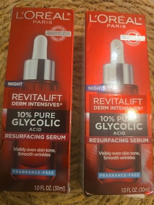 2 Pack Revitalift Derm Intensives 10 Percent Pure Glycolic Acid Resurfacing...