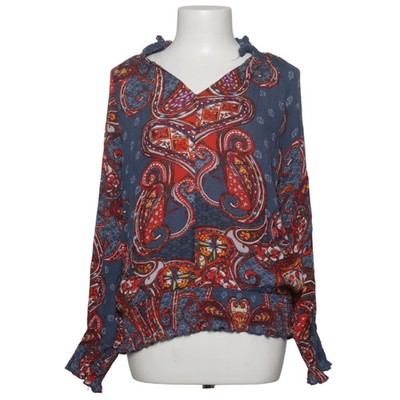 Lascana, Bluse, Größe: 38, Blau/Rot/Mehrfarbig, Viskose, Paisley, Damen #CaI