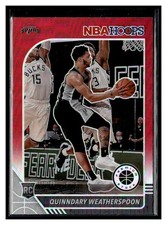 2019-20 Hoops Premium Stock #236 Quinndary Weatherspoon Prizms Red Spurs