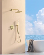 Atlantic Modern Style Shower Set Double Function w/ Pressure Balance