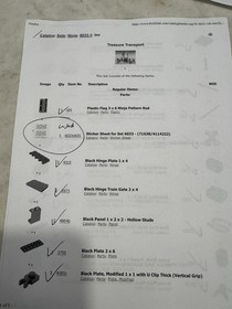 LEGO Ninja Emperor's Stronghold (3053) 99% Complete W/ Extra Sets (6033 & 4805)