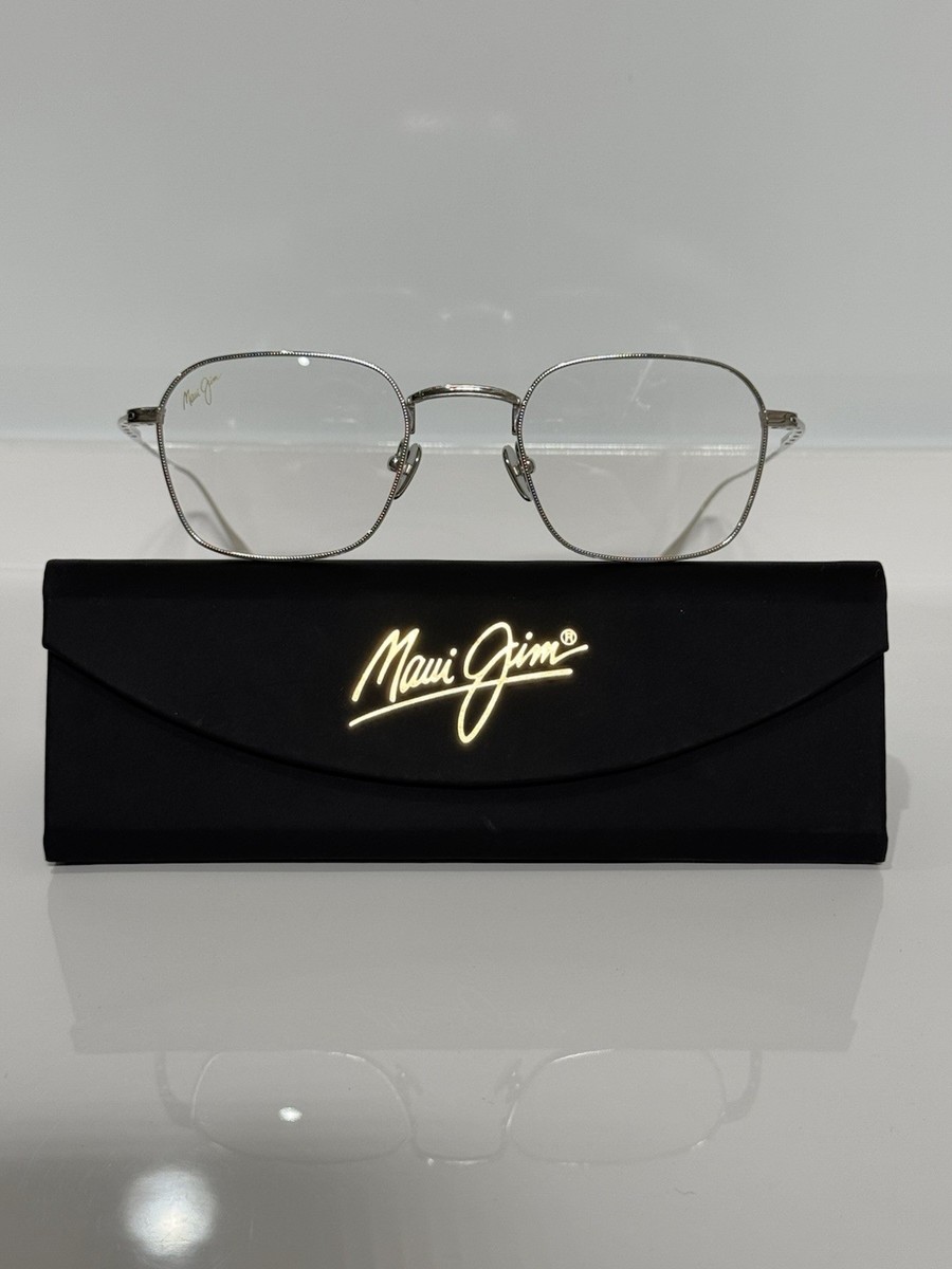 Maui Jim MJ02722-17 Shiny Silver Titanium Small Metal Eyeglasses