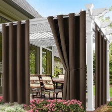 Outdoor Indoor Curtains for Patio Weather resistant Window Panels Privacy