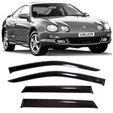 Window Visors Rain Guards Fit Toyota Celica Vi T200 1993-1997 Wind Deflectors