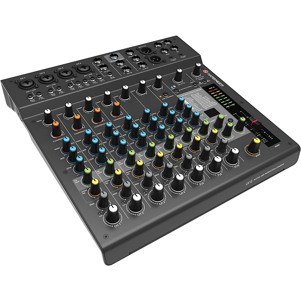 Harbinger LX12 12-Channel Analog Mixer With Bluetooth FX and USB Audio 36990₽