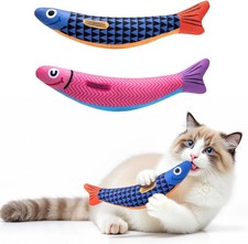 5000mg Natural Catnip Silvervine Cat Toy Kicker Fun Plush Interactive Chew Toy