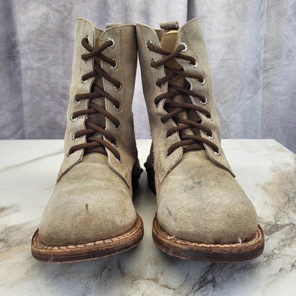 Женские замшевые боевые ботинки Bed Stu на шнуровке размер 9 - Изображение 3 из 4