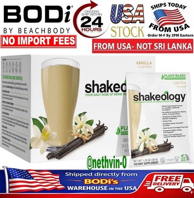 BODi Shakeology Superfood Shake Vanilla/Chocolate Protein Gut Health Energy  