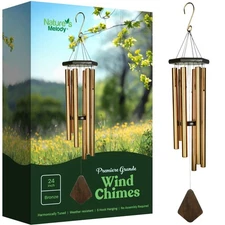 Nature's Melody PG24BR 24-Inch Premiere Grande Wind Chime - Bronze 24"