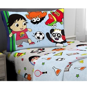 RYAN'S WORLD RYAN'S BEST 3-Piece TWIN SHEET SET ~ New in Package