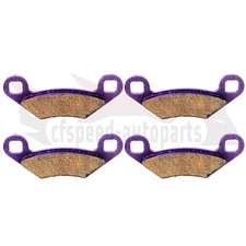 Carbon Fiber Brake Pad Kit Front For 2003 2004 POLARIS 4x4 Magnum 330 FA159