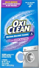 OxiClean Washing Machine Cleaner with Odor Blasters, 4 Count 