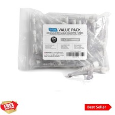 Effective XL Clear Disposable Filters - 800-1,000 Cigarettes Filtered per Pack