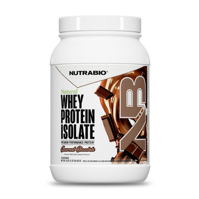 Nutrabio Natural Whey Protein Isolate Protein Powder 25G Protein Complete Amino