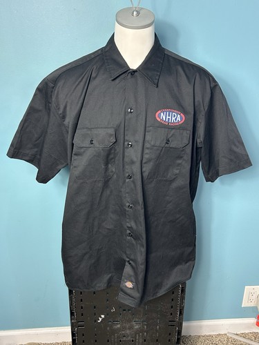 Dickies Nitro Garage NHRA Drag Racing Muscle Cars Shirt XL C3 - Picture 2 of 8