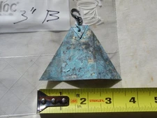 Paolo Soleri New 3" Replacement Fin for Small Bronze Wind Bell Natural Patina B