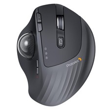 Wireless Trackball Mouse, EM01 NL Ergonomic Bluetooth Rollerball Thumb Rechar...