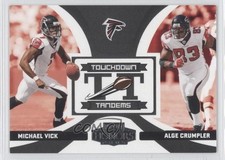 2005 Playoff Honors Touchdown Tandems Alge Crumpler Michael Vick #TT-1 0j0