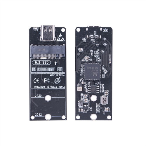 Adaptateur Boîtier SSD M.2 vers Type-C NVME NGFF Boîtier HDD Interposer Board 20 1436 - Photo 5/7