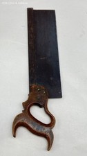 Vintage Disston & Sons Back Saw Philada USA Tenon Saw Woodworking Tool