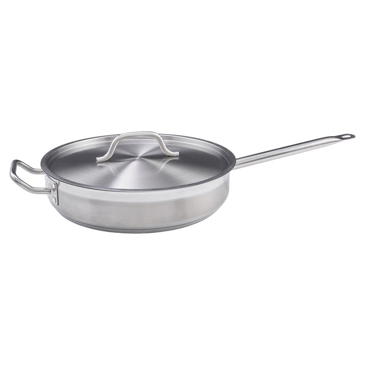 SSET-5 - Stainless Steel Saut Pan with Cover - 5 Quart