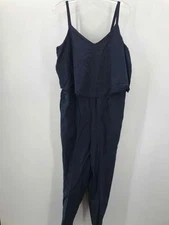 Pre-Owned Hope & Henry Navy Size 8 Sleeveless Jumpsuit
