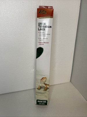Zilla Green Terrarium Liner 40/50 Gallon Tanks - (17.25''L x 35.25''W)