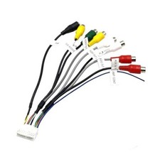 20 Pin Car Radio RCA Audio Replacement Harness with 8 Female RCA Connector