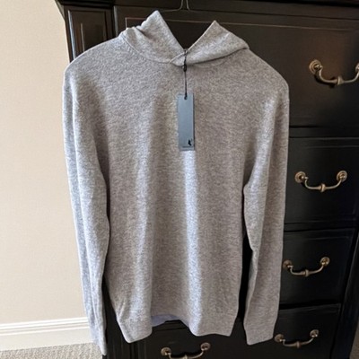 Greyson Koko Hoodie Light Grey Heather Pullover Long Sleeve Size L