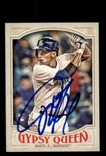 Signed Baseball Card Auto Ketel Marte 2016 Topps Gypsy Queen #212 Mariners