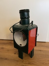 Bahnlampen, Zugschlussleuchte, Laterne, Lampe, Eisenbahn, Sammlerstück Vintage