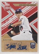 2019 Elite Extra Edition 15U National Team Signatures Red Logan Saloman Auto n1u