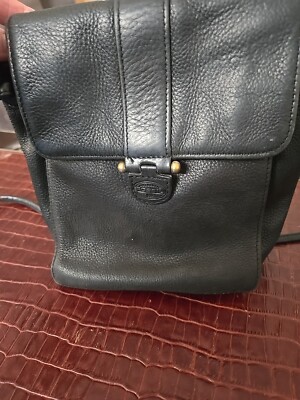 Fossil Purse Crossbody Black Leather Small Travel Casual Everyday Lightweight