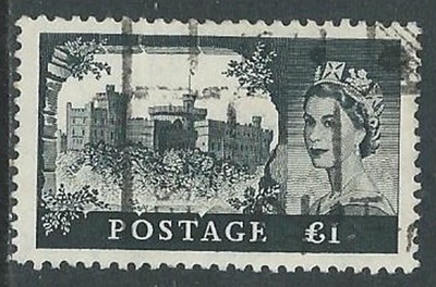 1959-63 GREAT BRITAIN USED CASTLES 1 S DE LA RUE - U10